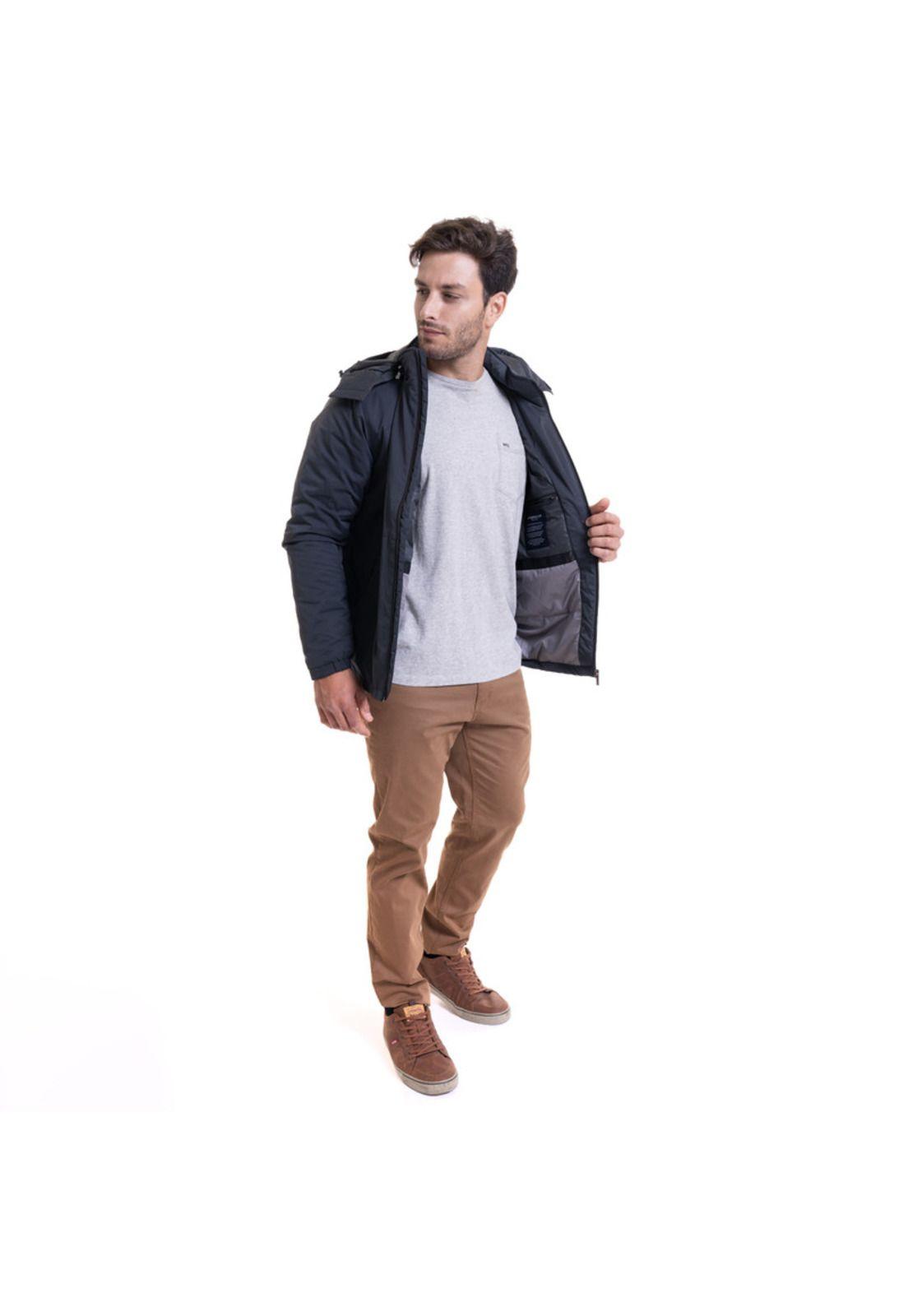 Parka Con Capucha Pizarra-2