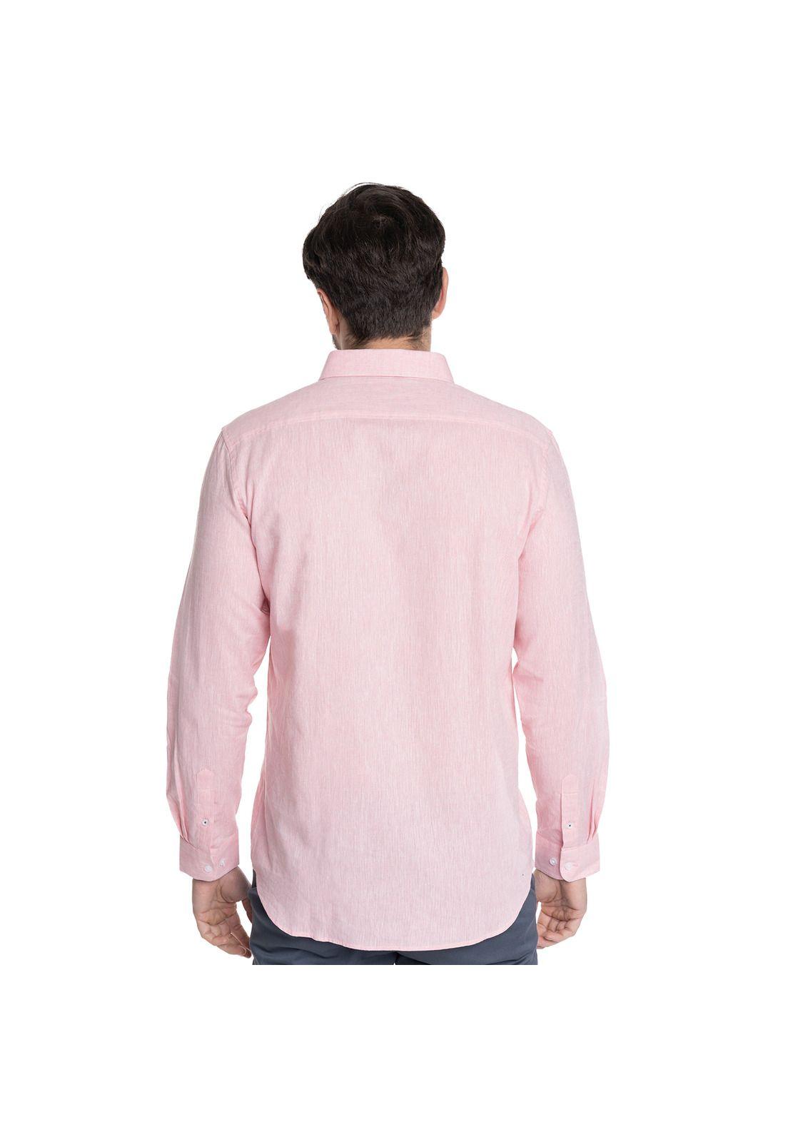 CAMISA HOMBRE CASUAL MANGA LARGA LINO BOLONIA-5