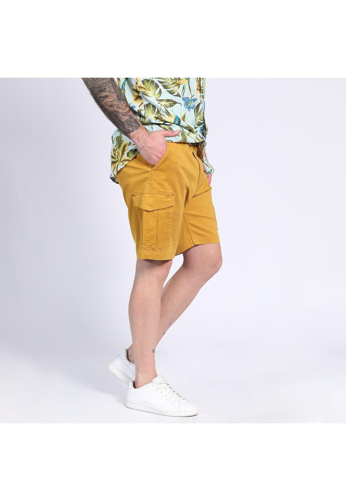Bermuda Cargo Khaki Oscuro-1