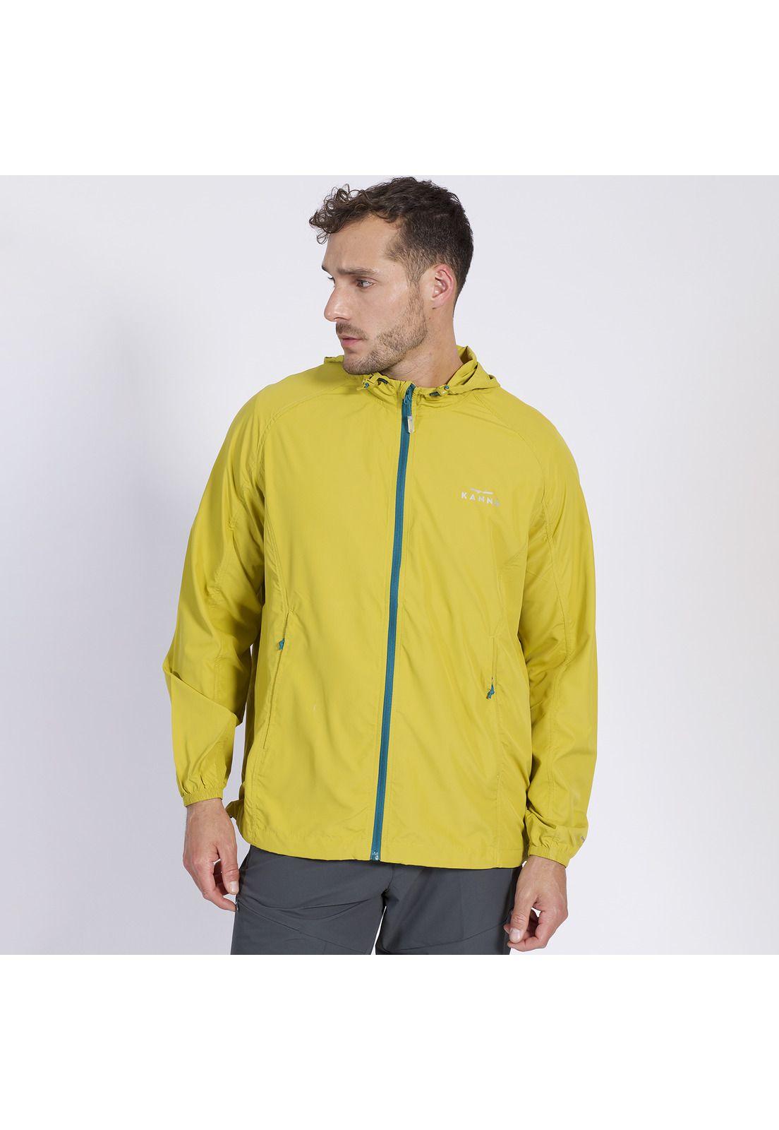 Cortaviento Active Wind Hombre Mostaza-0