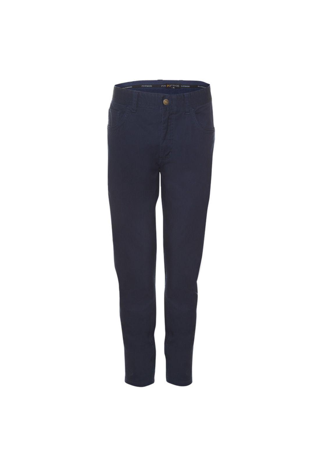 Pantalón Gabardina Spandex 5 Bolsillos-0