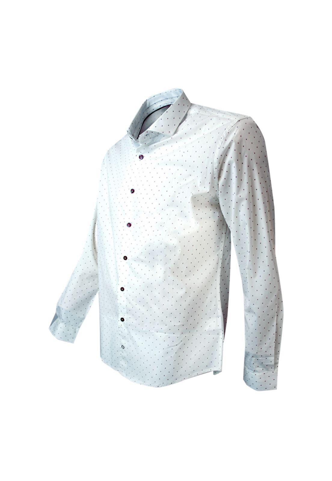 Camisa Estampada Spandex Ultra Slim-1