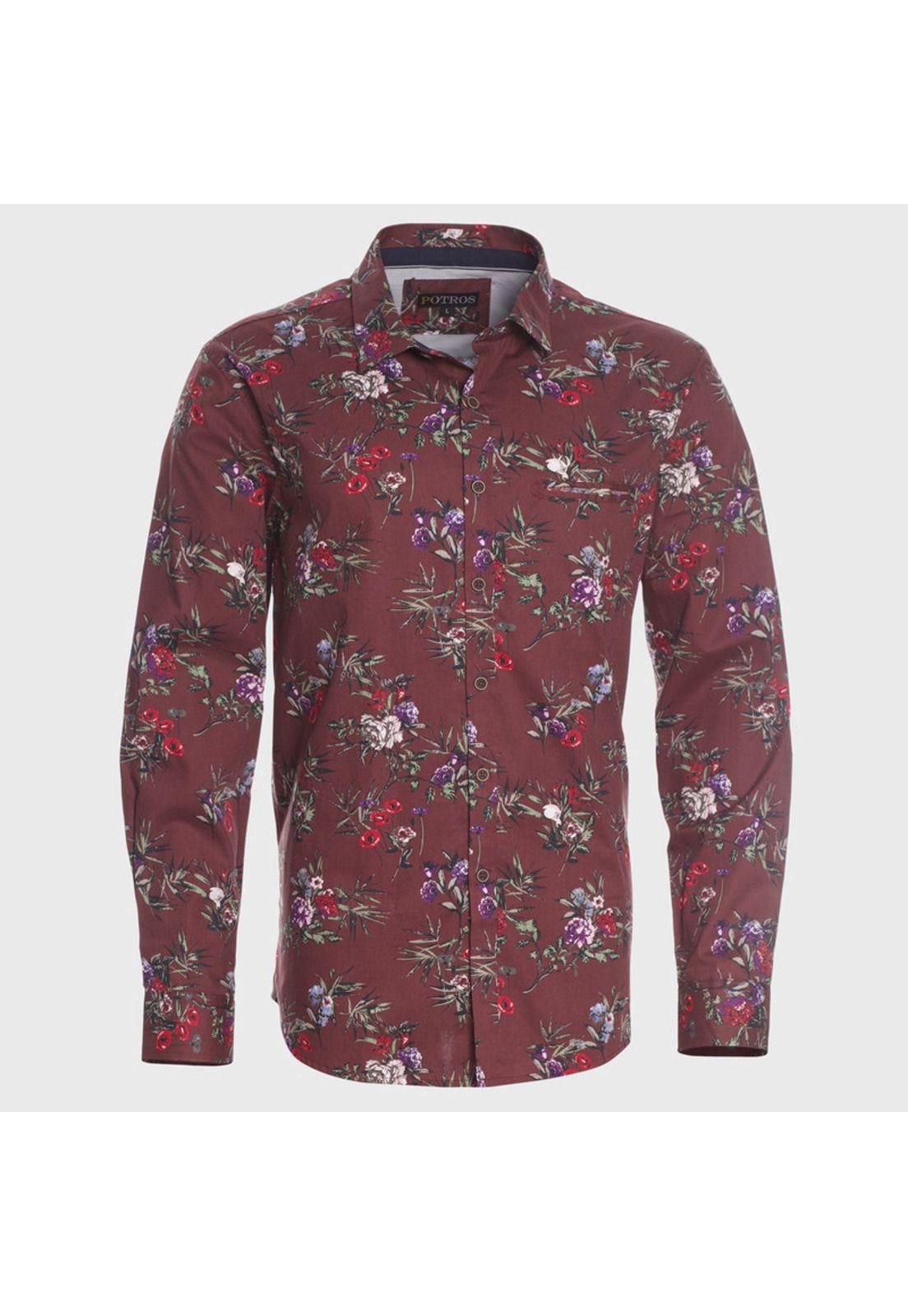 Camisa Estampada Flores-0