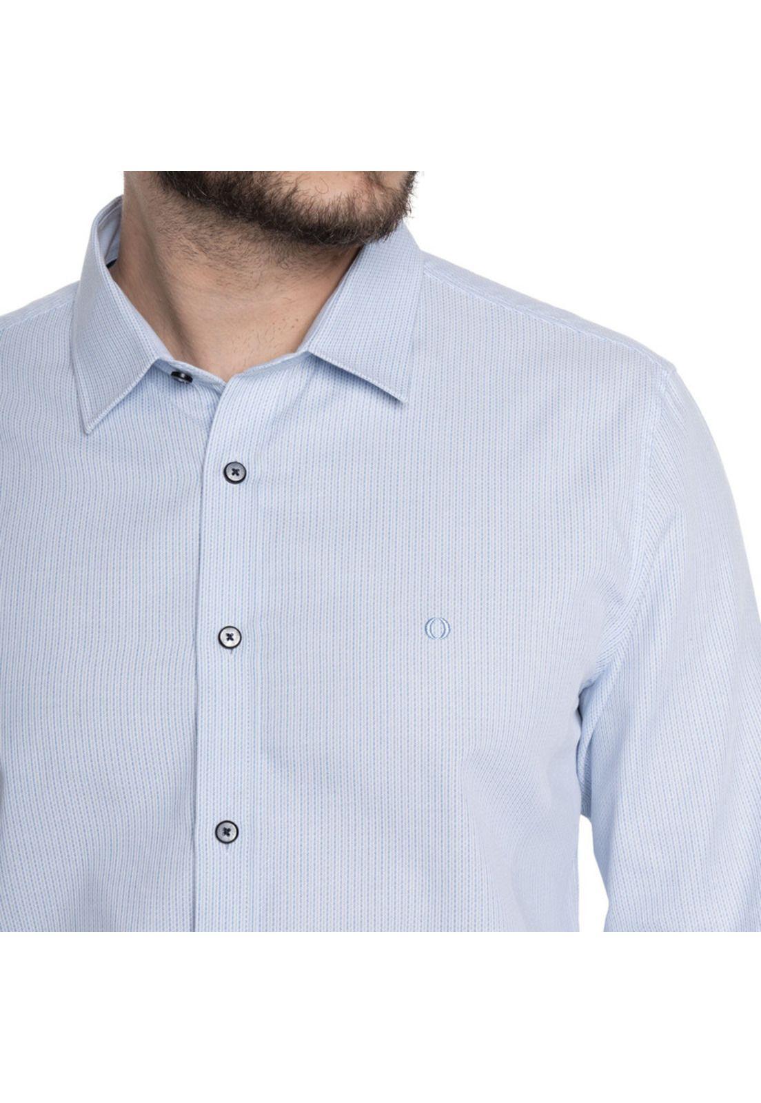 CAMISA HOMBRE CASUAL MANGA LARGA TEXTURADA GRANADA-2