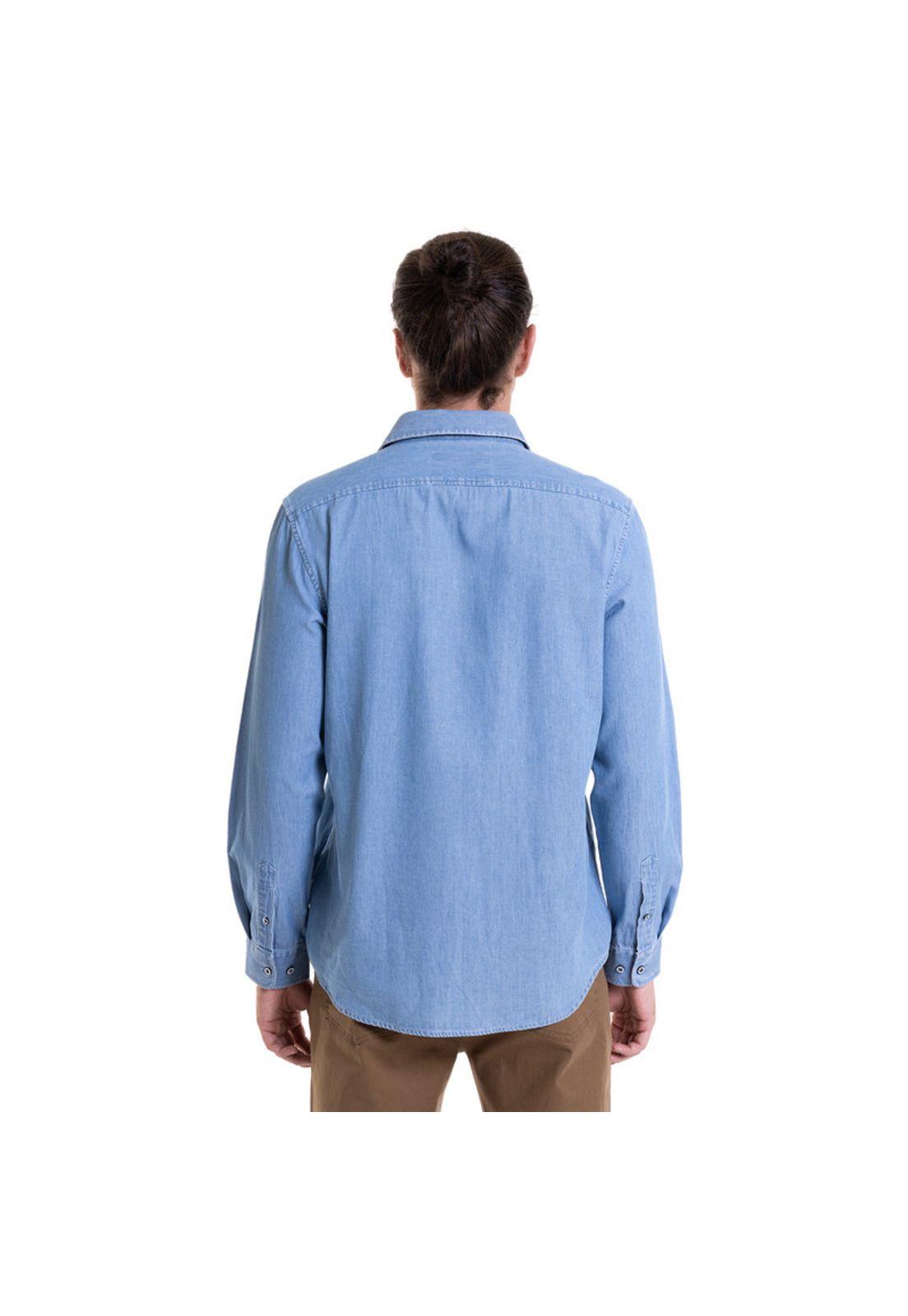 Camisa Look Denim Celeste-1
