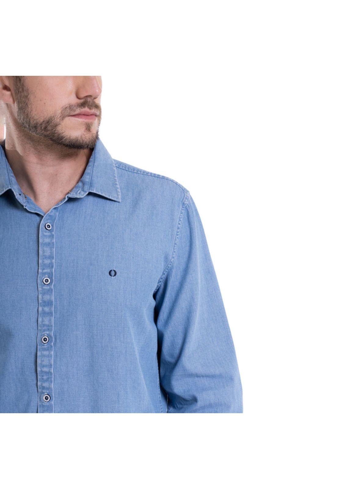 Camisa Look Denim Celeste-3