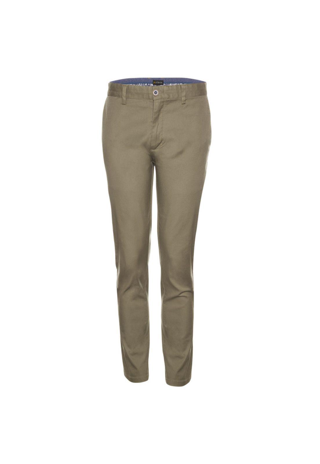 Pantalón Gabardina Spandex Frente Plano-0