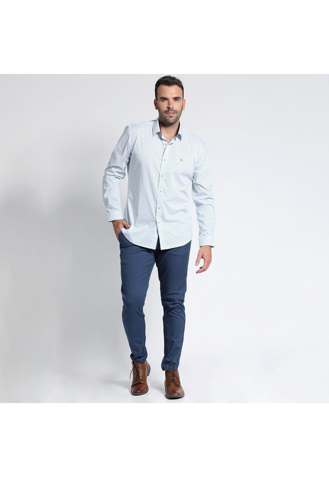 CAMISA TREVIRA ESTAMPADA SPANDEX-0