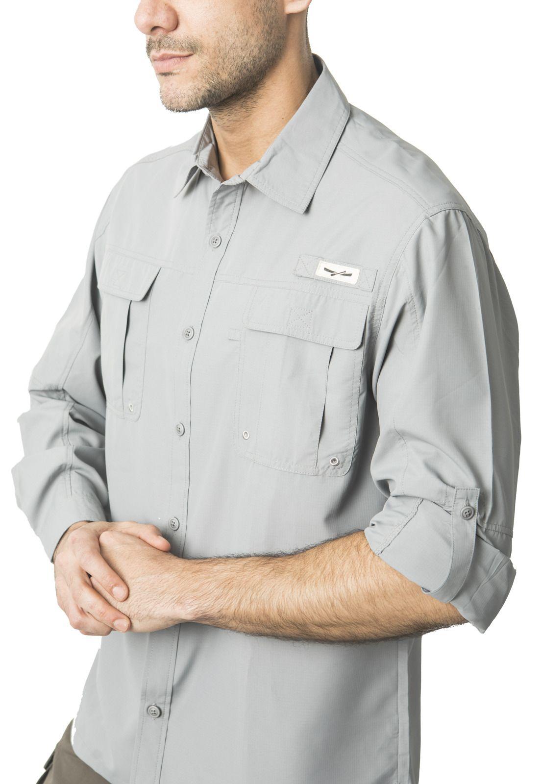 Camisa Outdoor Gris-4