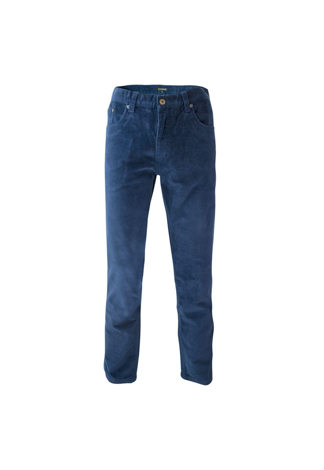 Pantalón Cotelé Spandex Regular Fit-0