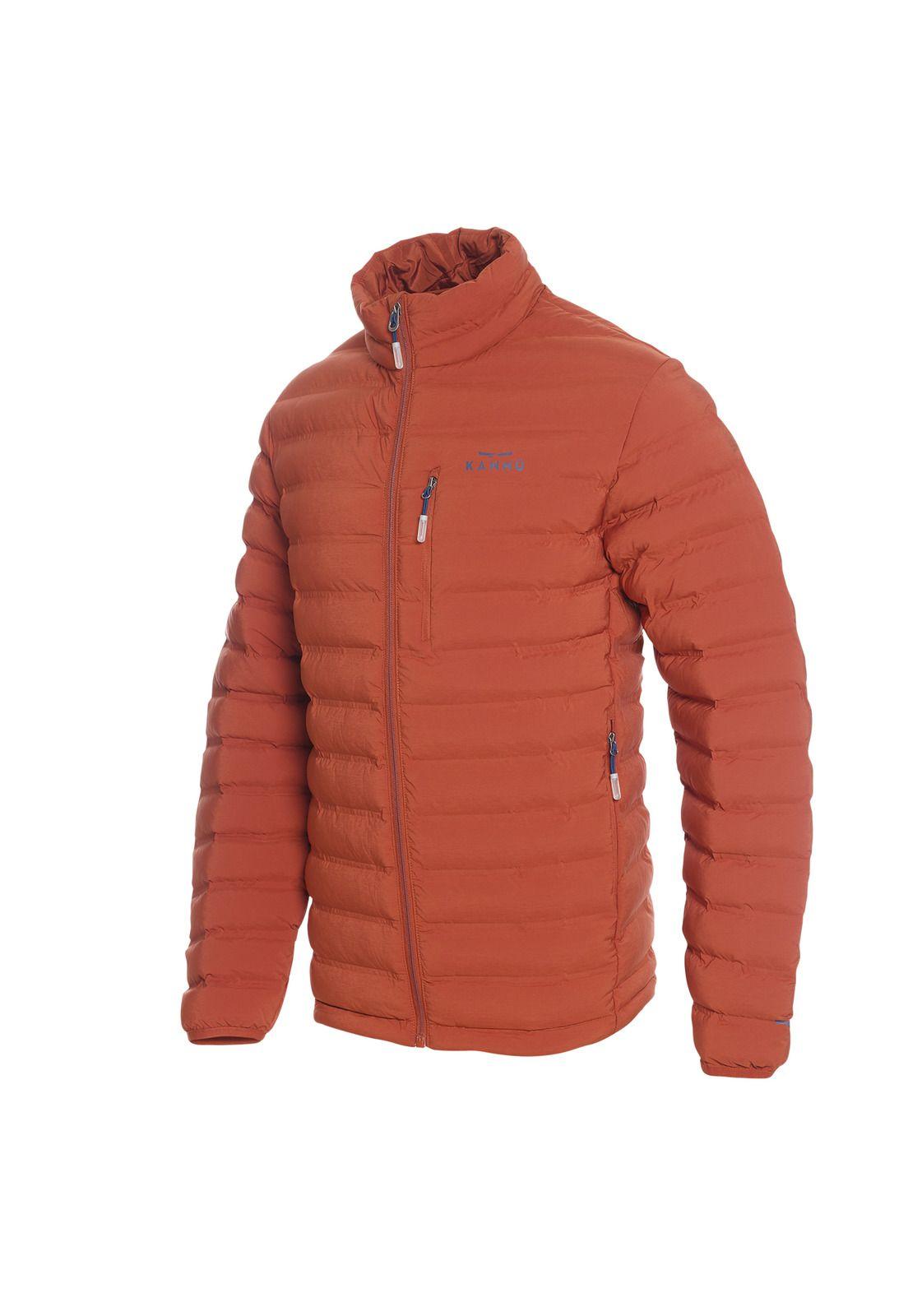 Parka Insulada Grey Hombre Terracota-3