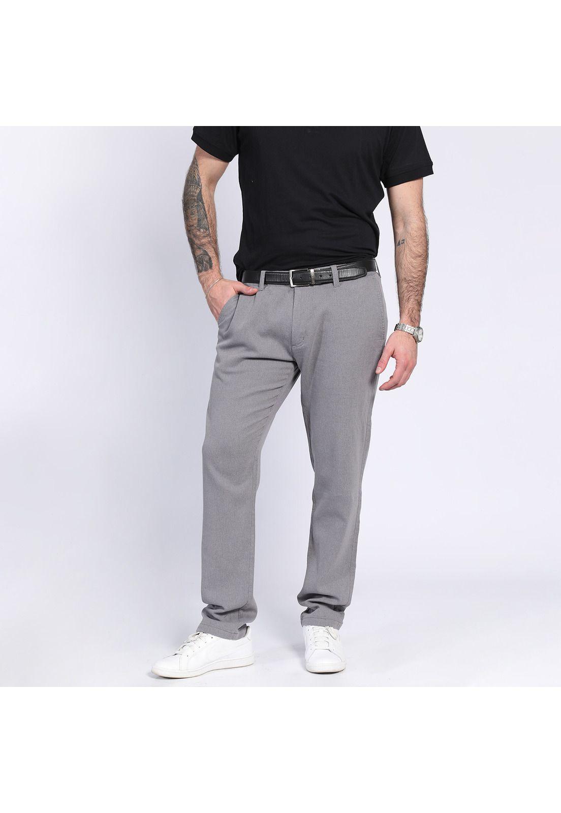 Pantalón Fantasía 5 Bolsillos Gris-0