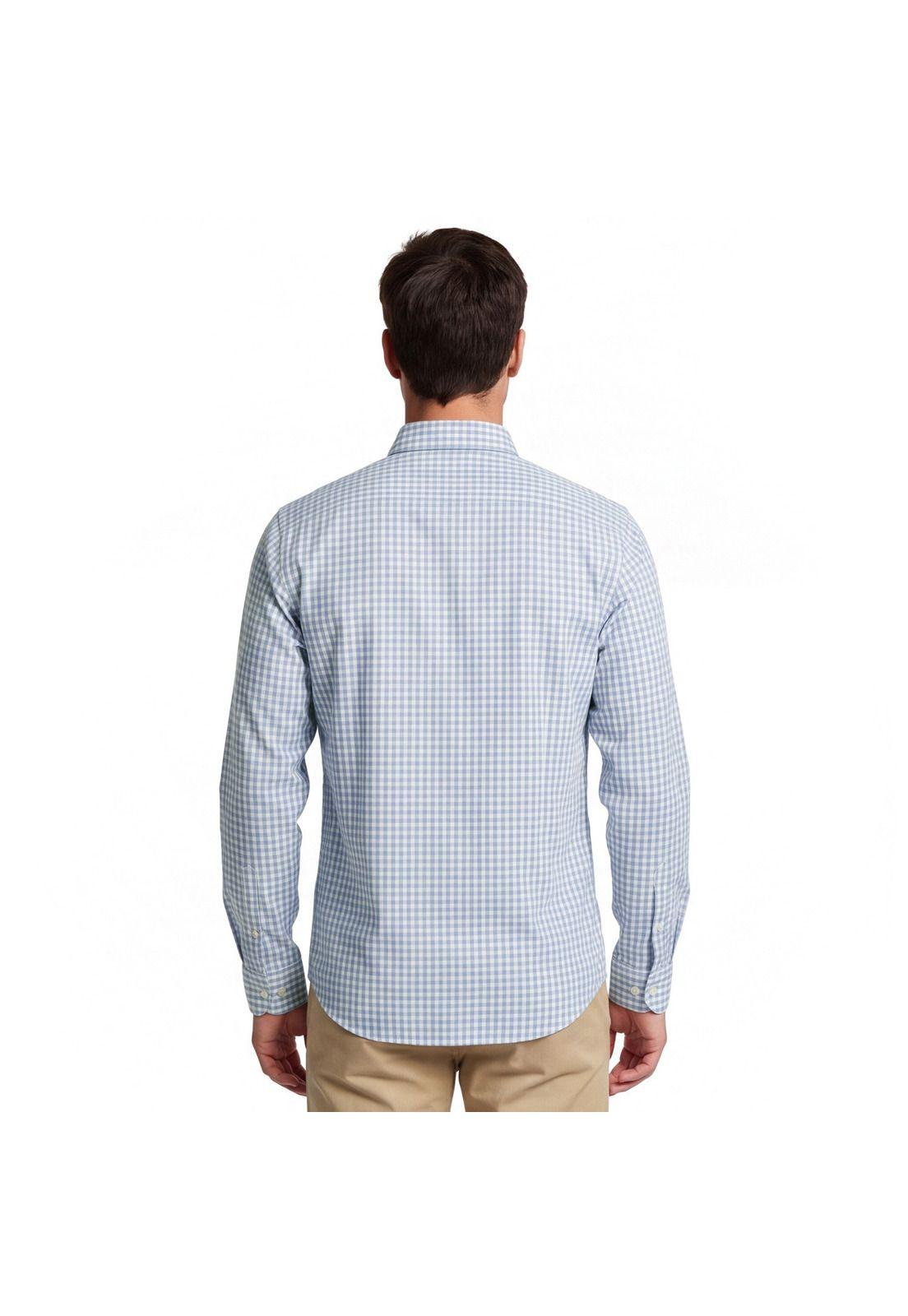 CAMISA CASUAL MANGA LARGA OXFORD CUADROS CÓRDOBA-1
