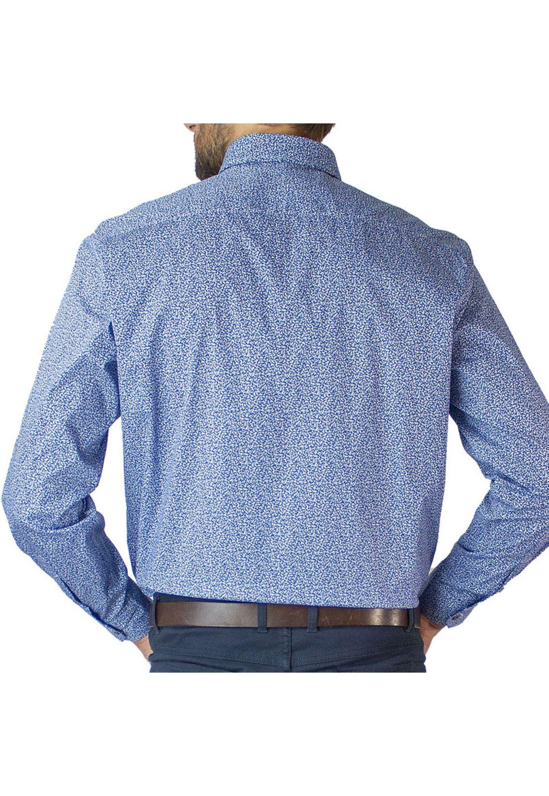 Camisa Trevira Estampada Button Down Spandex Regular Fit-2
