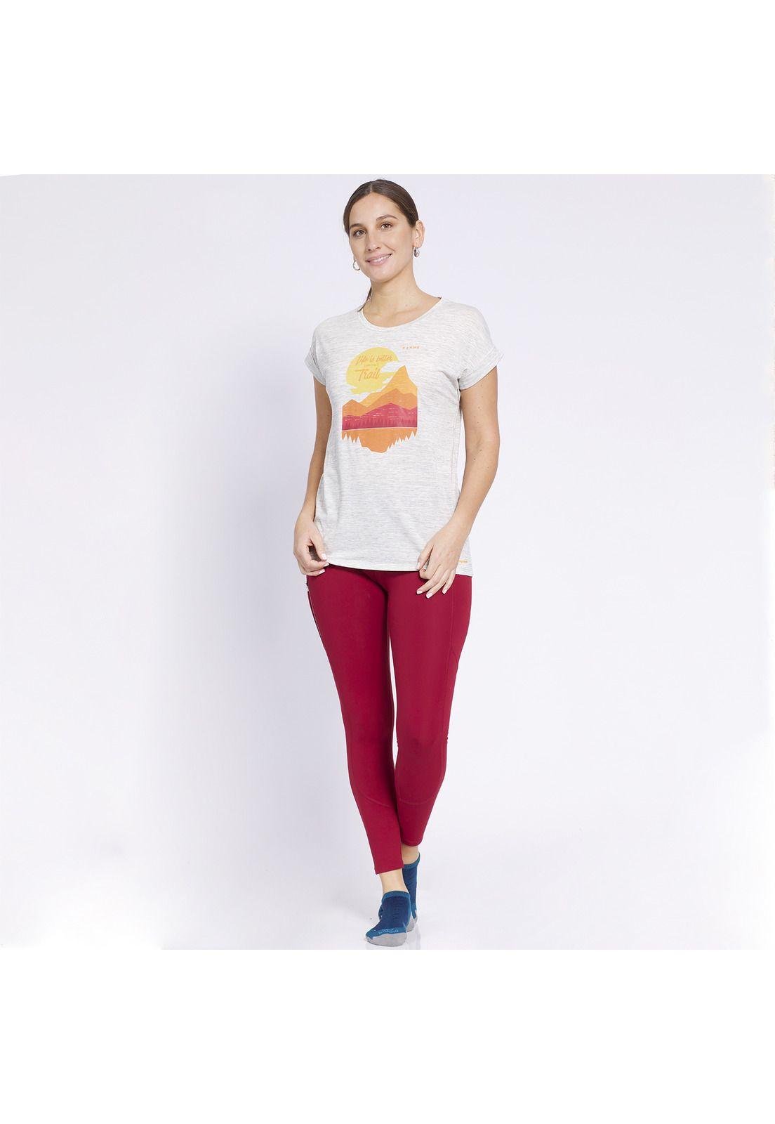 Polera Lifestyle Mujer Gris claro-1