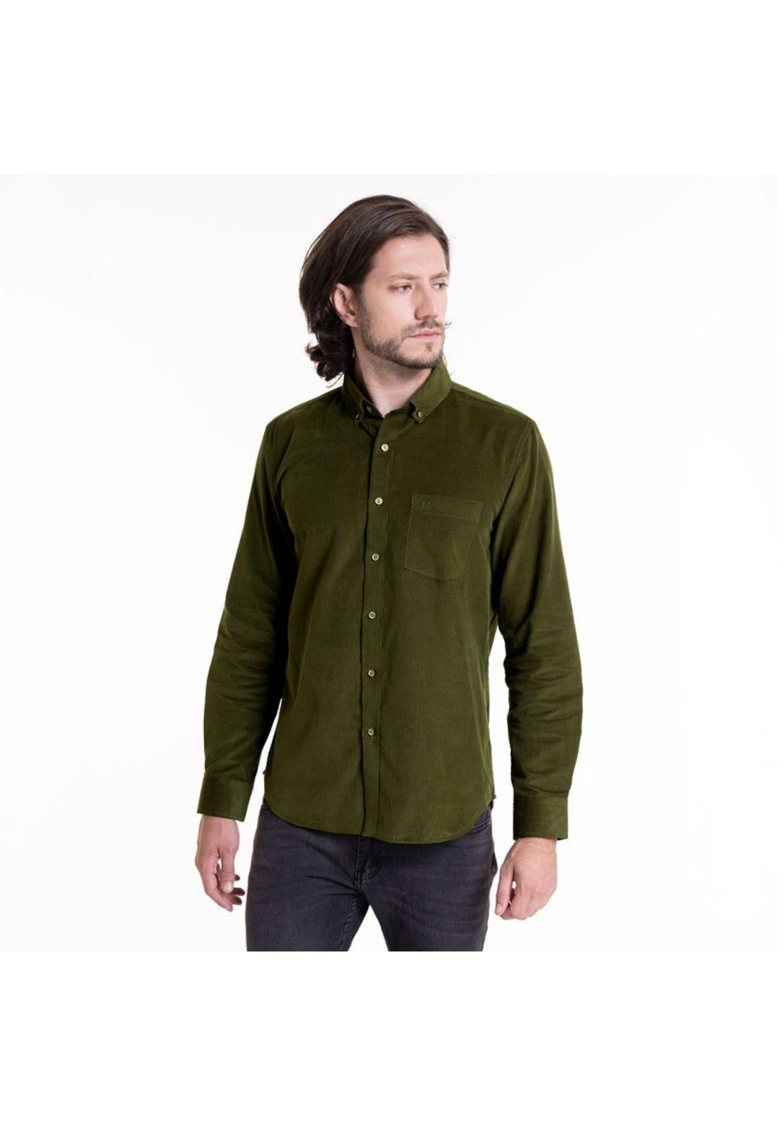 Camisa Cotelé Oliva-0