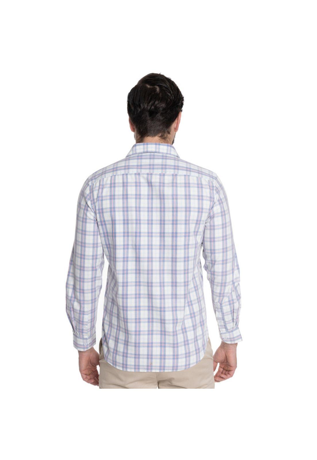 CAMISA HOMBRE CASUAL MANGA LARGA TREVIRA ESCOCESA OVIEDO-1