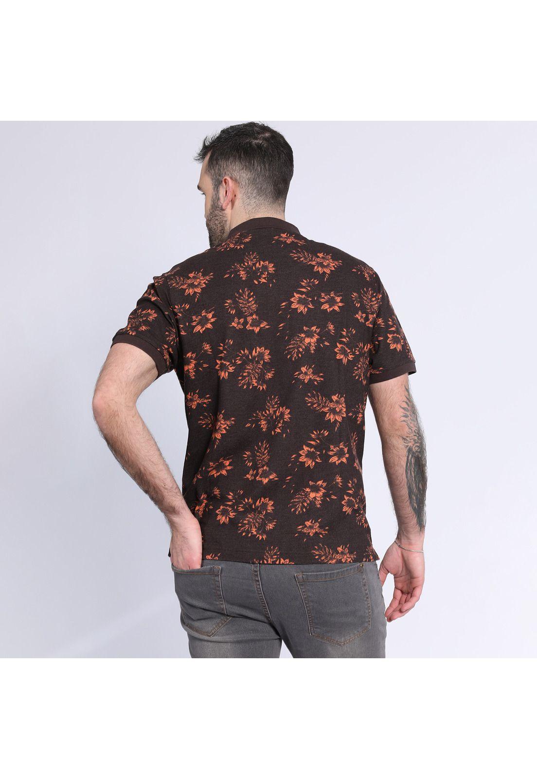 Polera Pique Estampada Multicolor-1