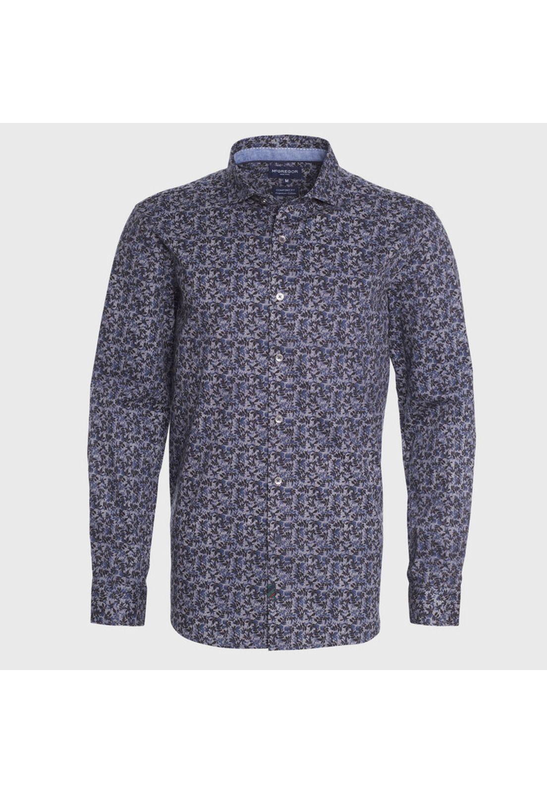 Camisa Franela Estampada Comfort Fit-0