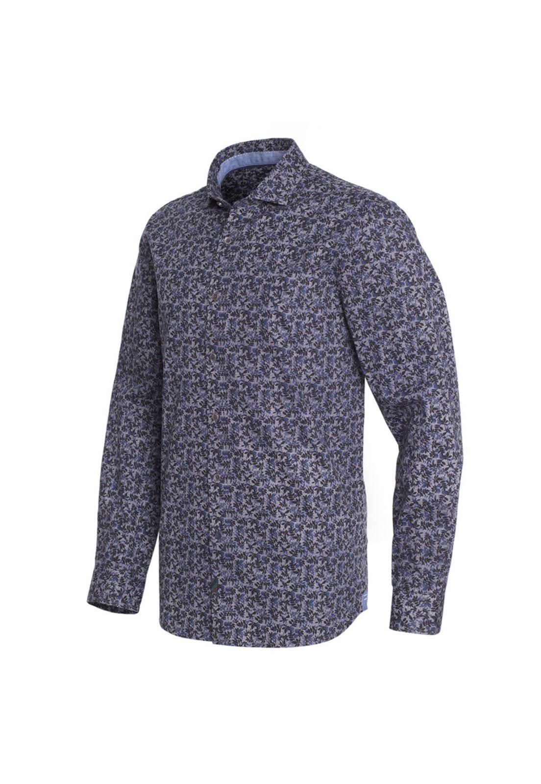 Camisa Franela Estampada Comfort Fit-1