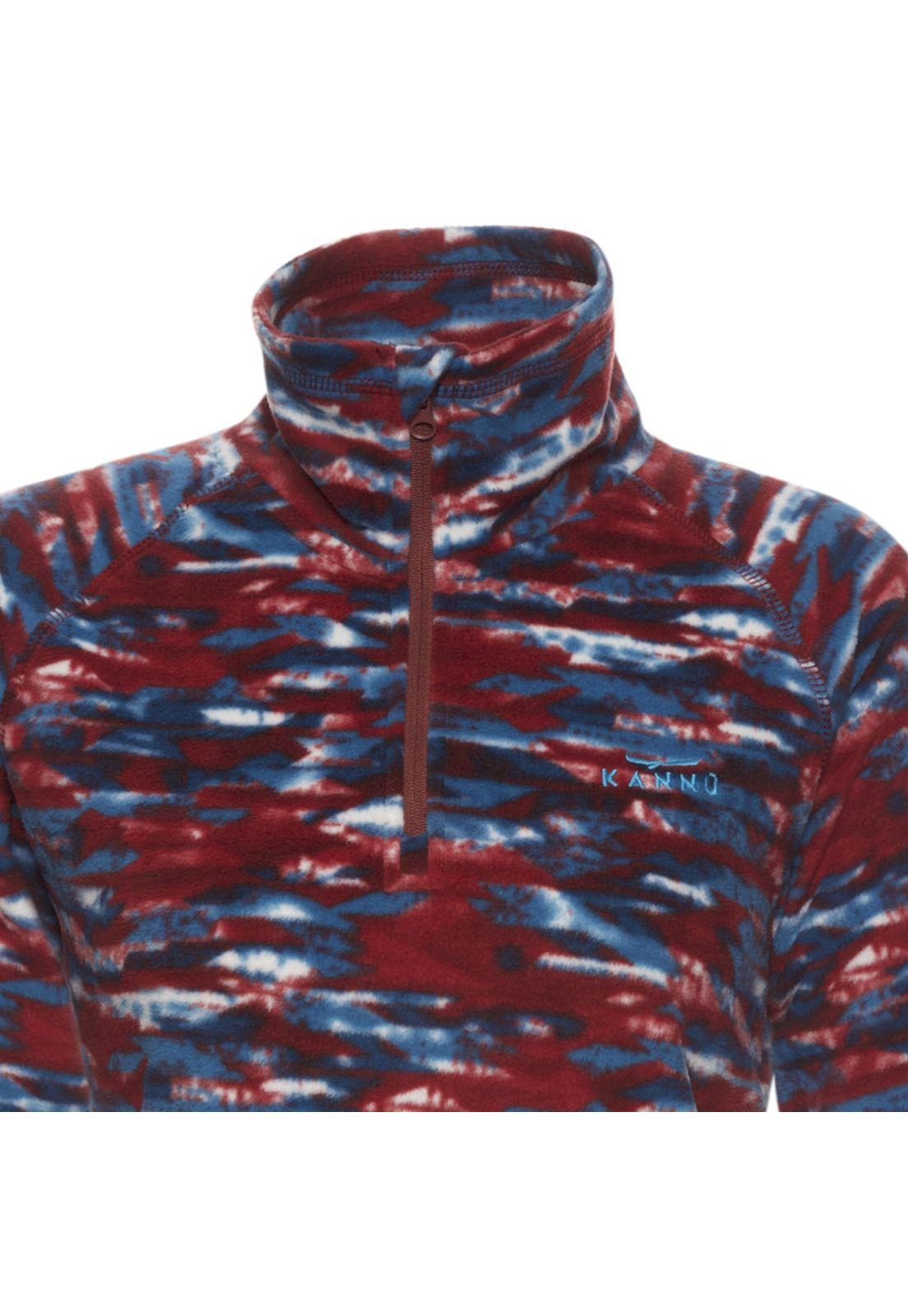 Polar Print Diaguita Half Zipper Mujer-3