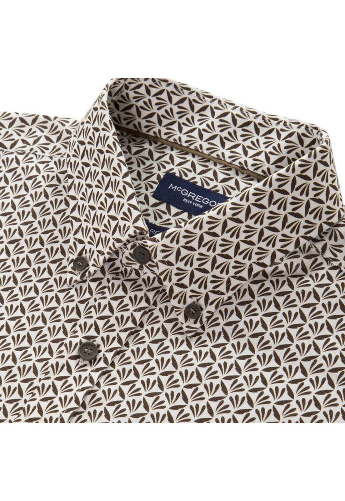 Camisa Manga Corta Casual  Estampada-3