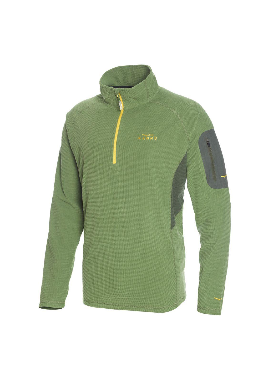 Polar Square Chacabuco Half Zip Hombre Verde-3