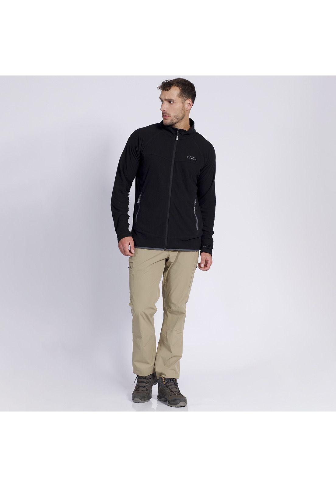 Polar Square Full Zipper Hombre Negro-2