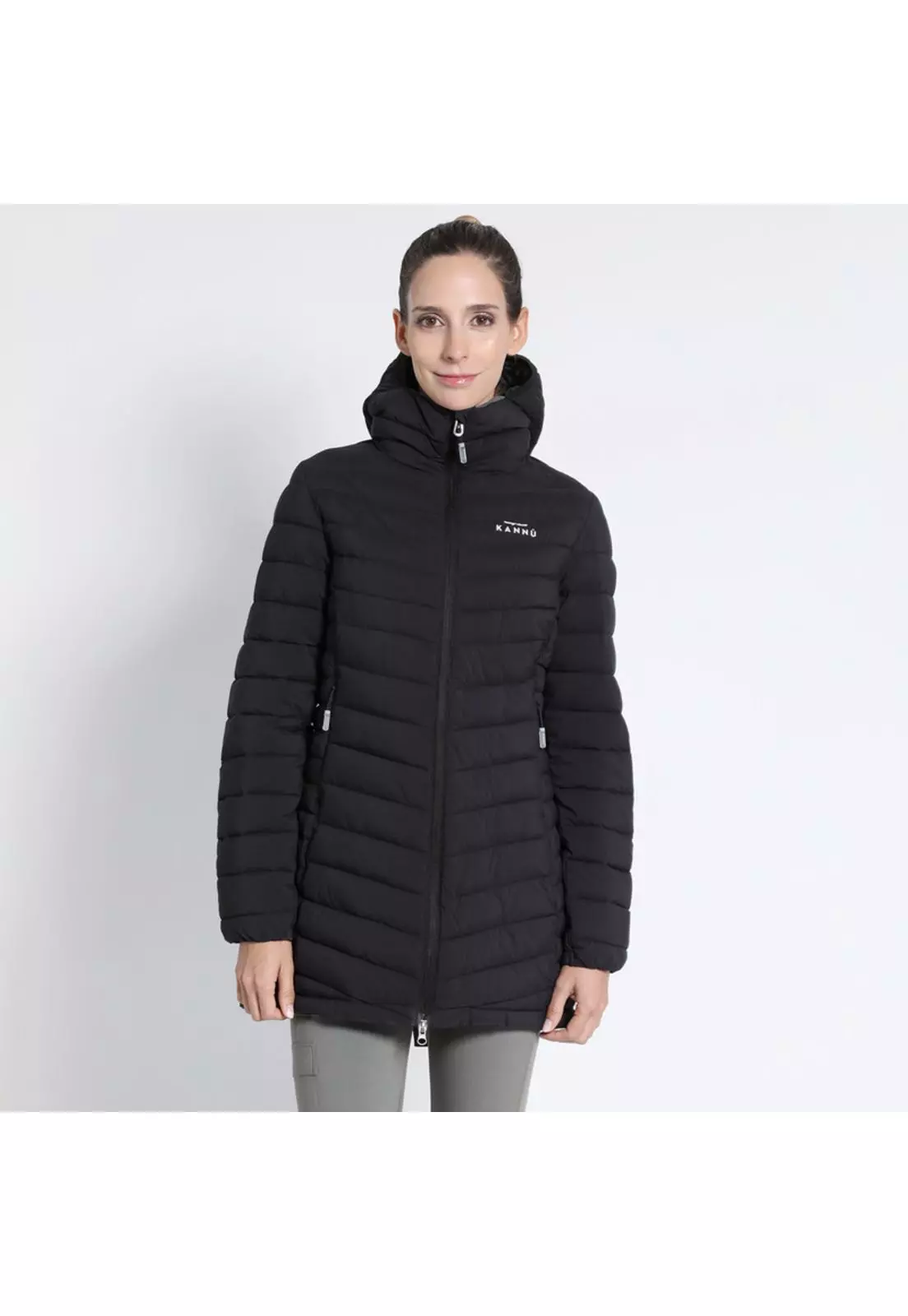 Parka Outdoor Larga Insulada Cisnes Mujer-0