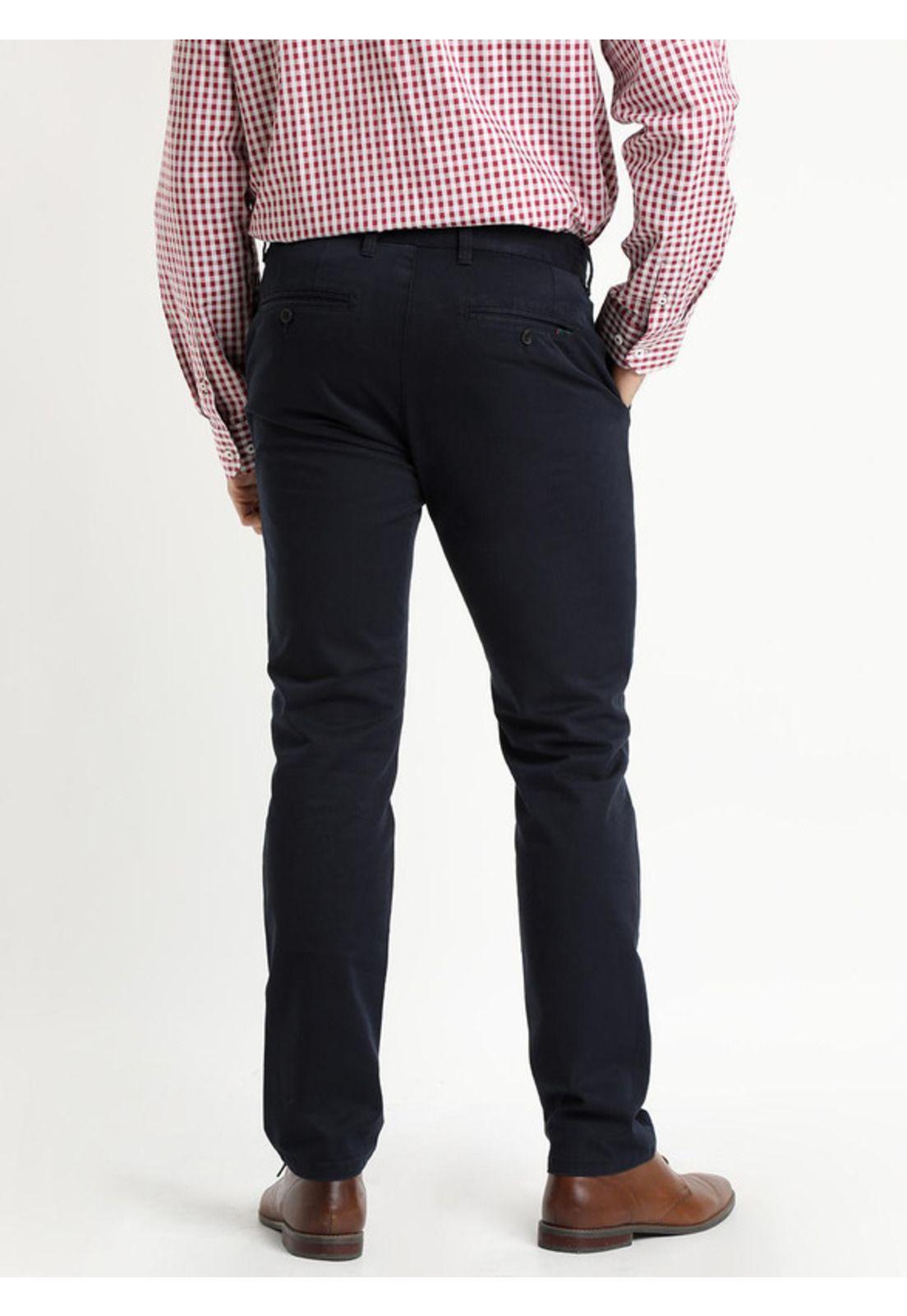 Pantalón Twill Chino Azul Marino-2