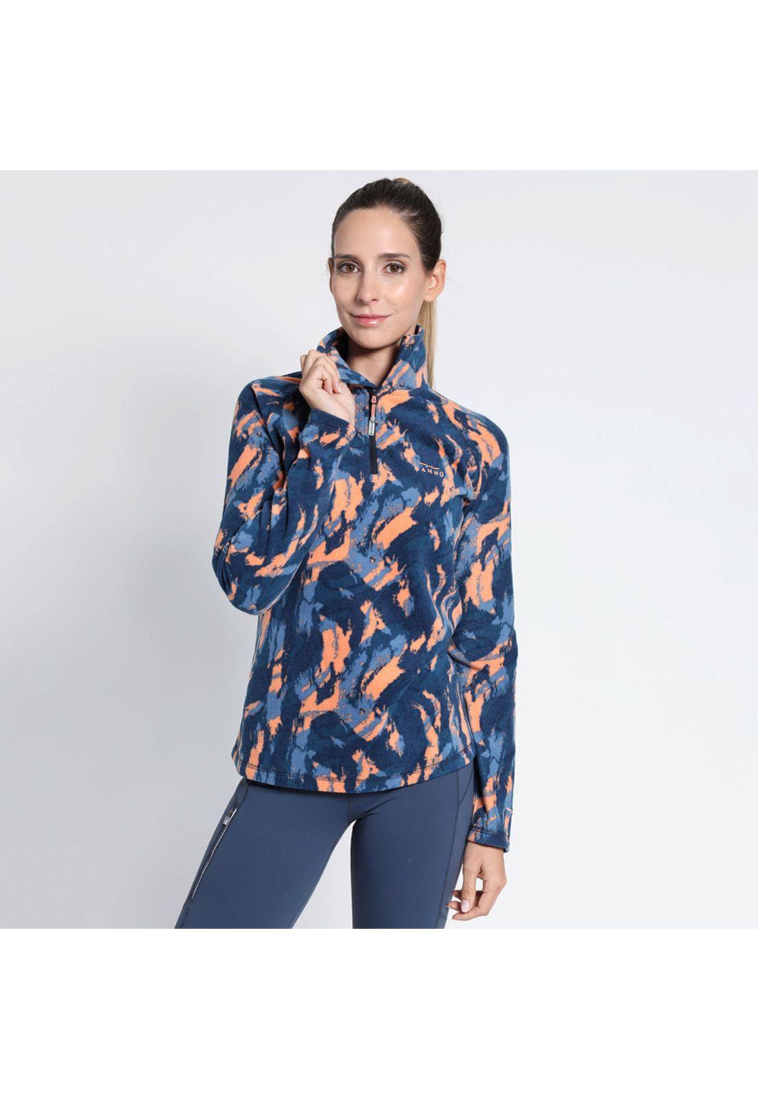 Polar Estampado Half Zip Mujer-1