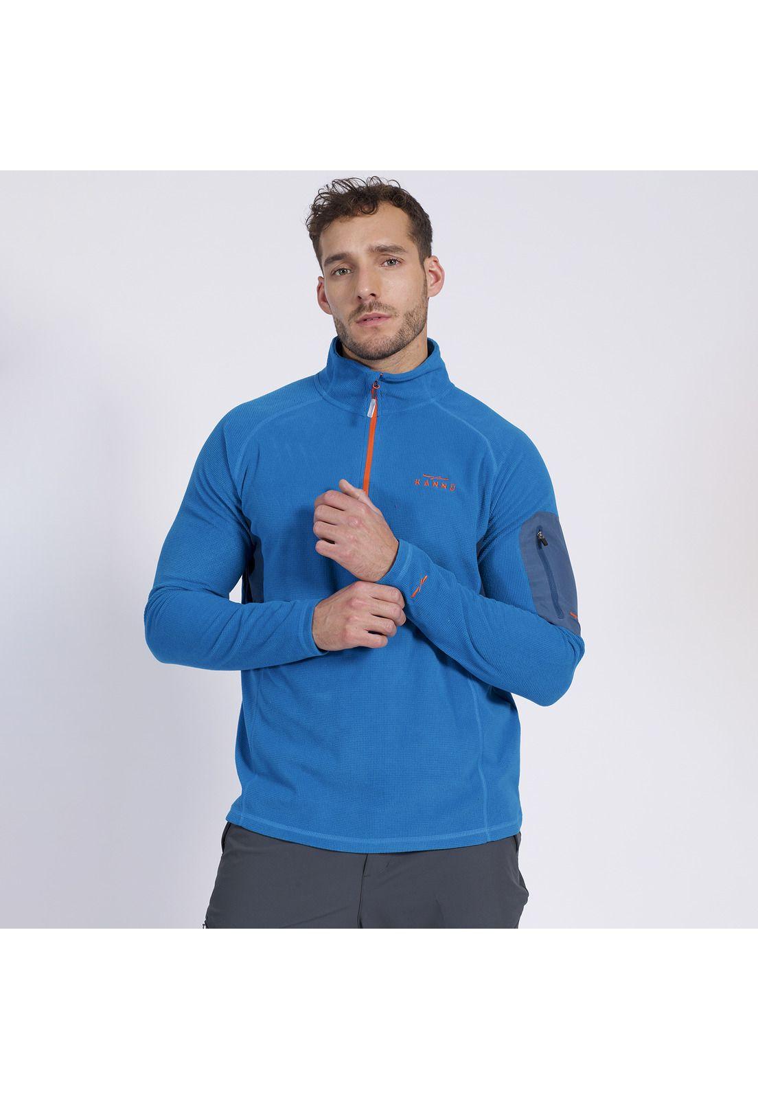 Polar Square Chacabuco Half Zip Hombre Azul-1