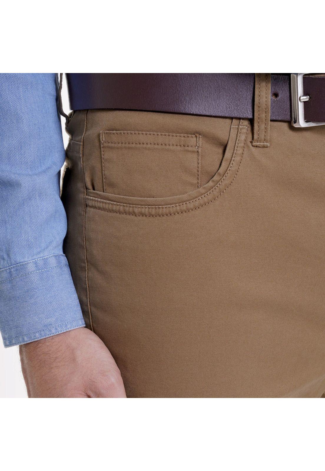 Pantalón 5 Bolsillos Spandex Khaki-3