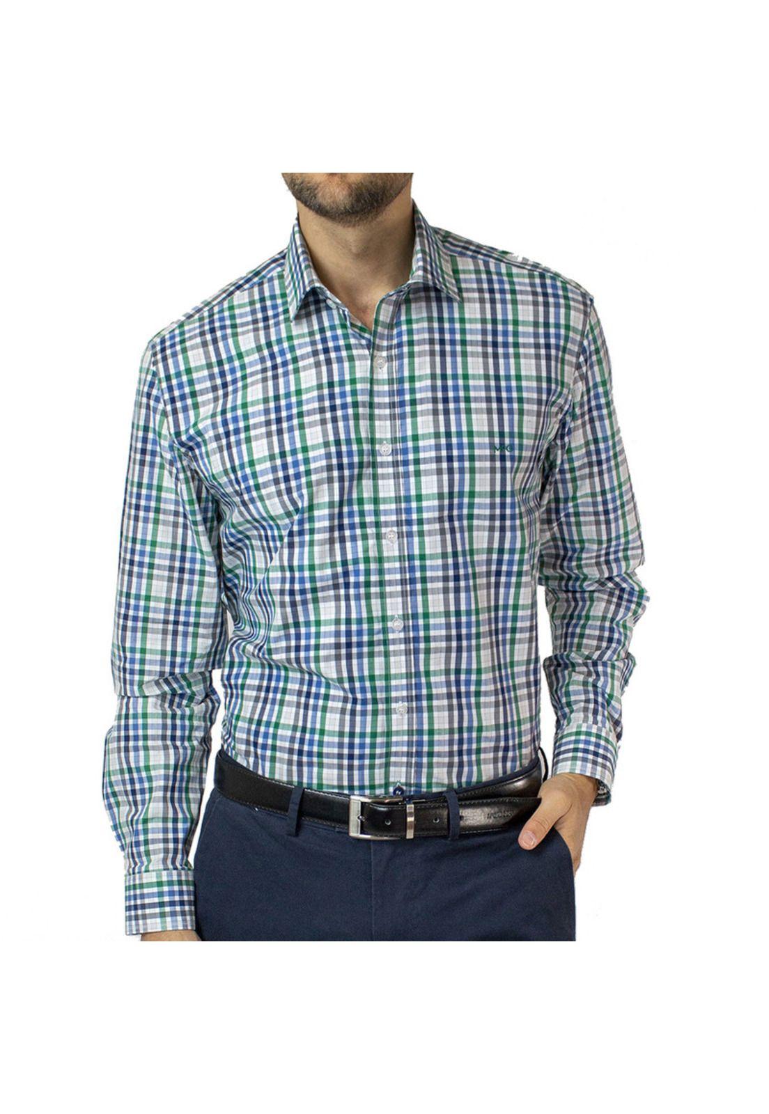Camisa Trevira Clasica Escoces Regular Fit-0