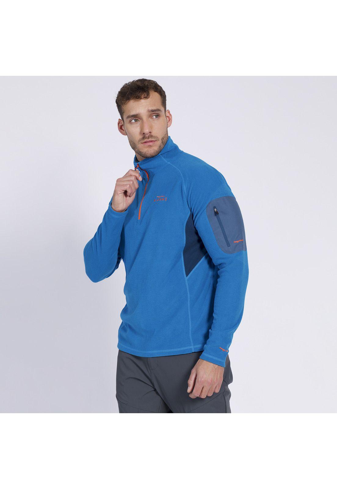 Polar Square Chacabuco Half Zip Hombre Azul-0