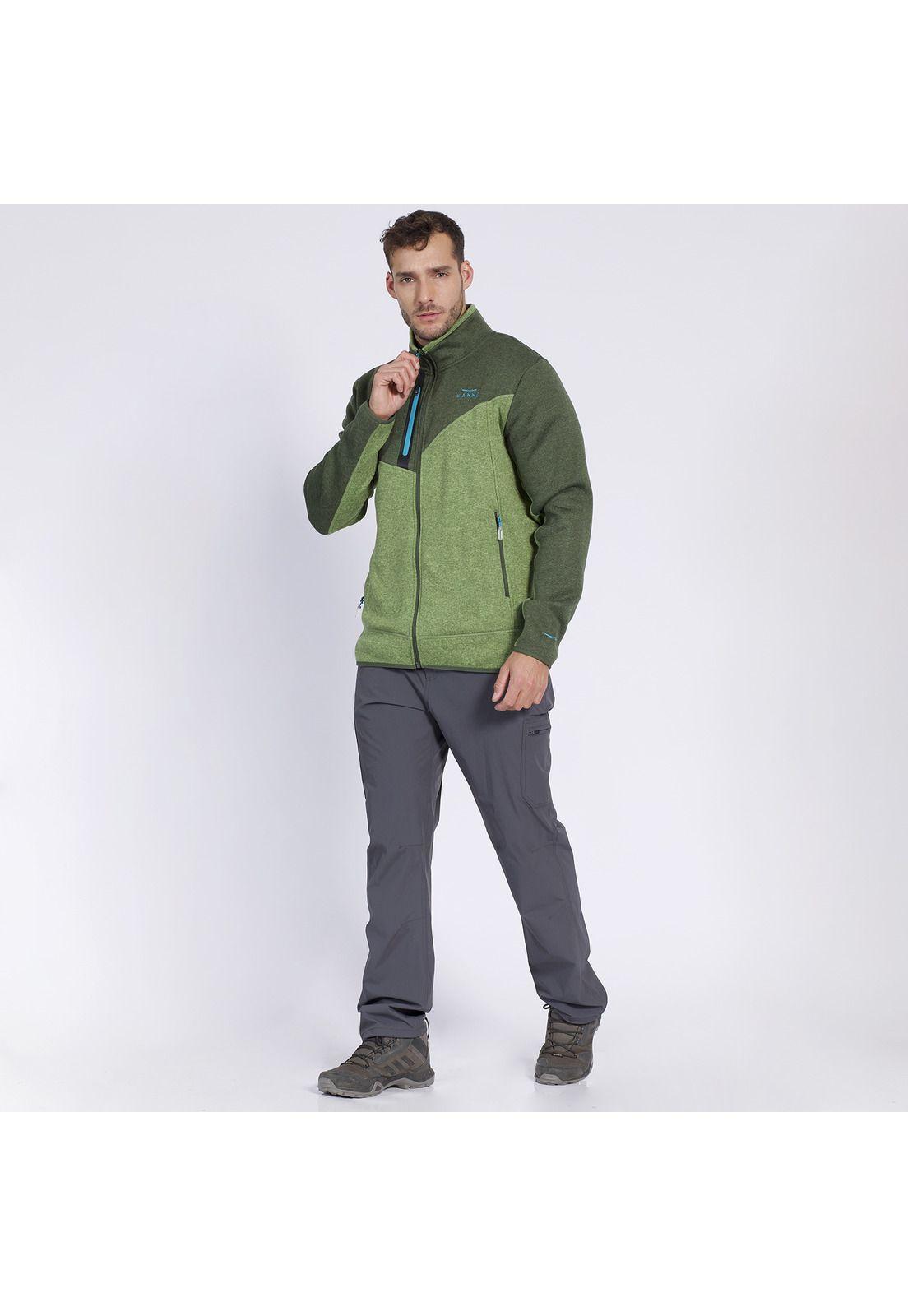 Polar Warm Nature Knitted Hombre Verde oscuro-2