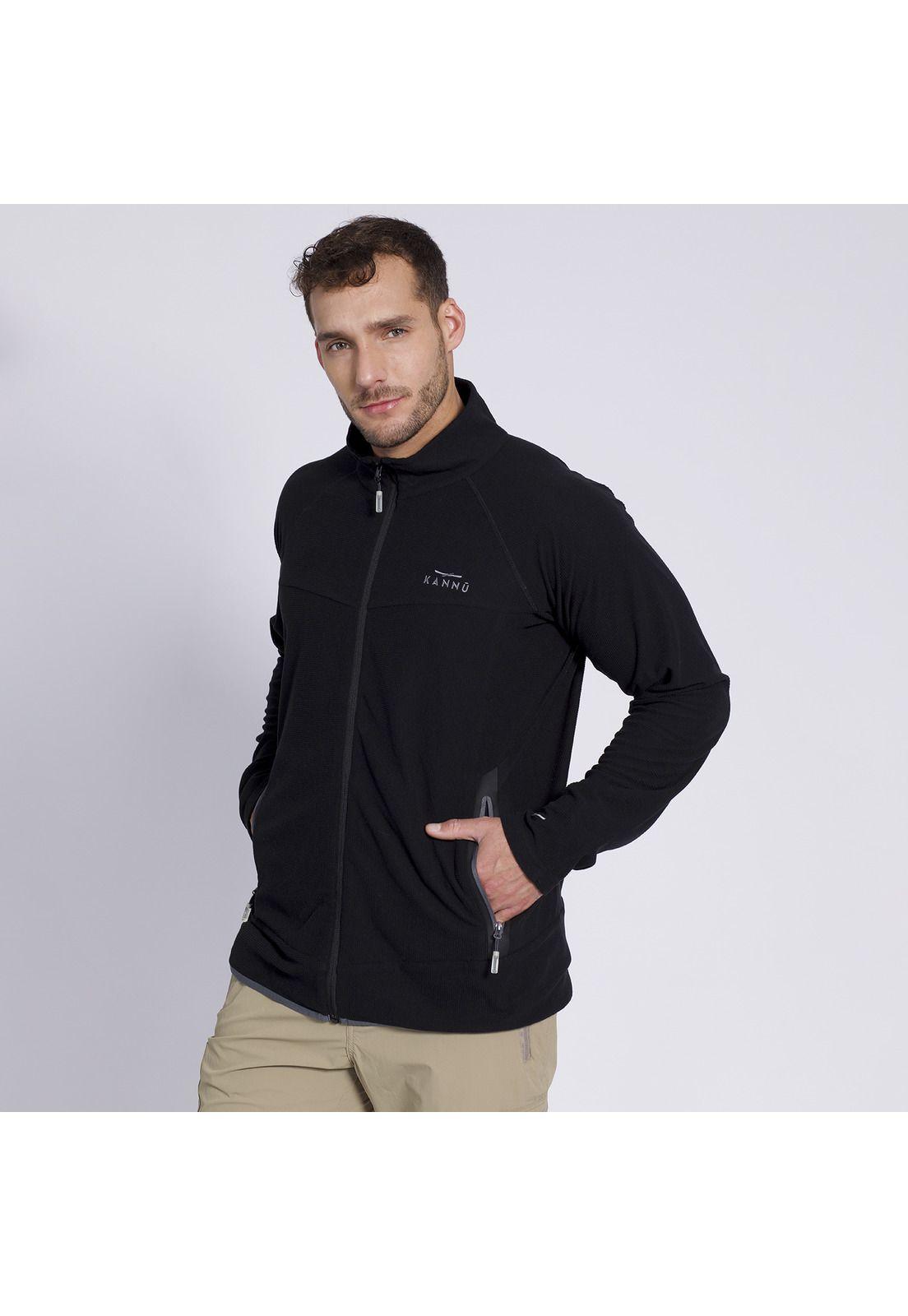 Polar Square Full Zipper Hombre Negro-0