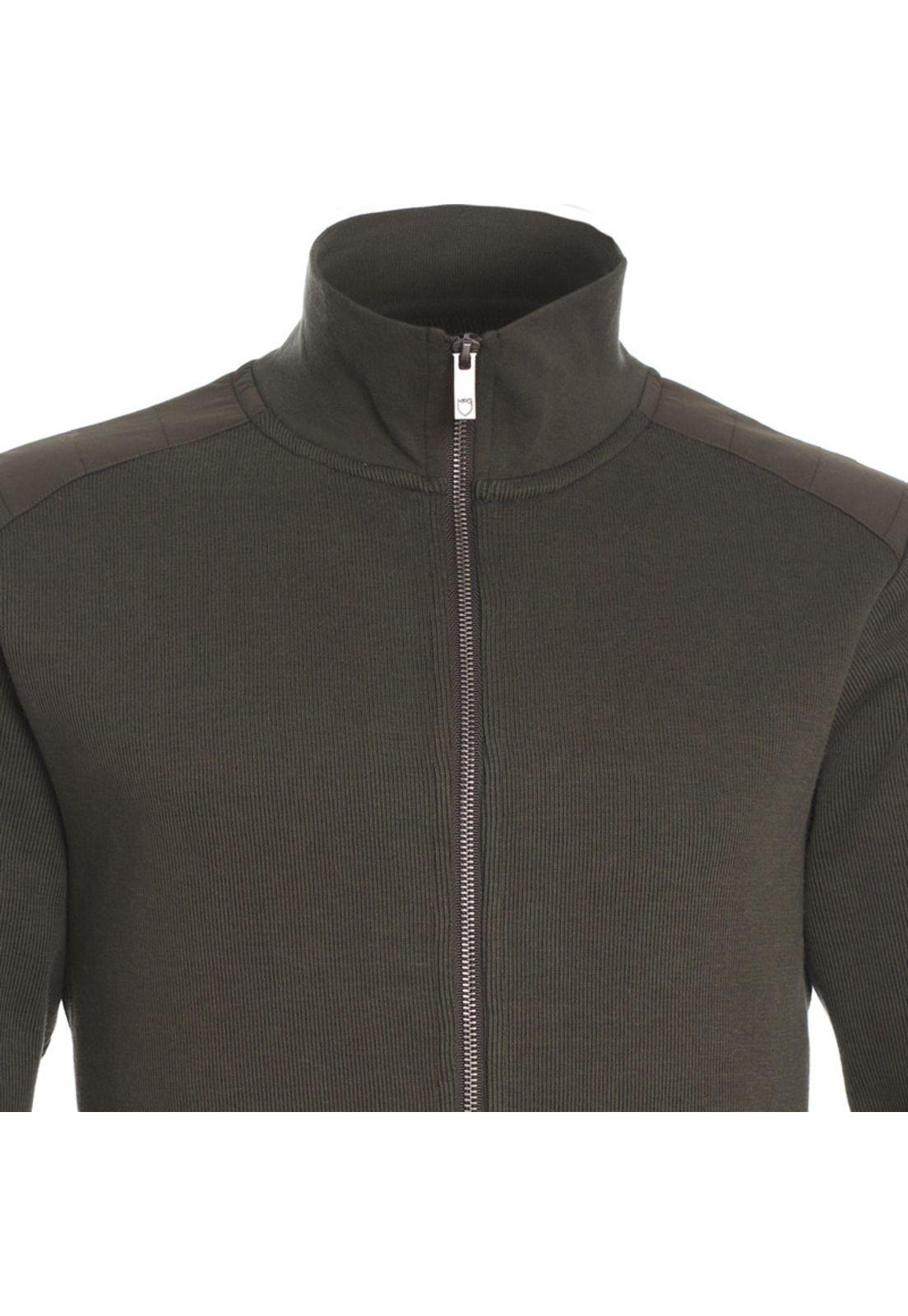 Sweater Con Aplicaciones Cierre Completo-3