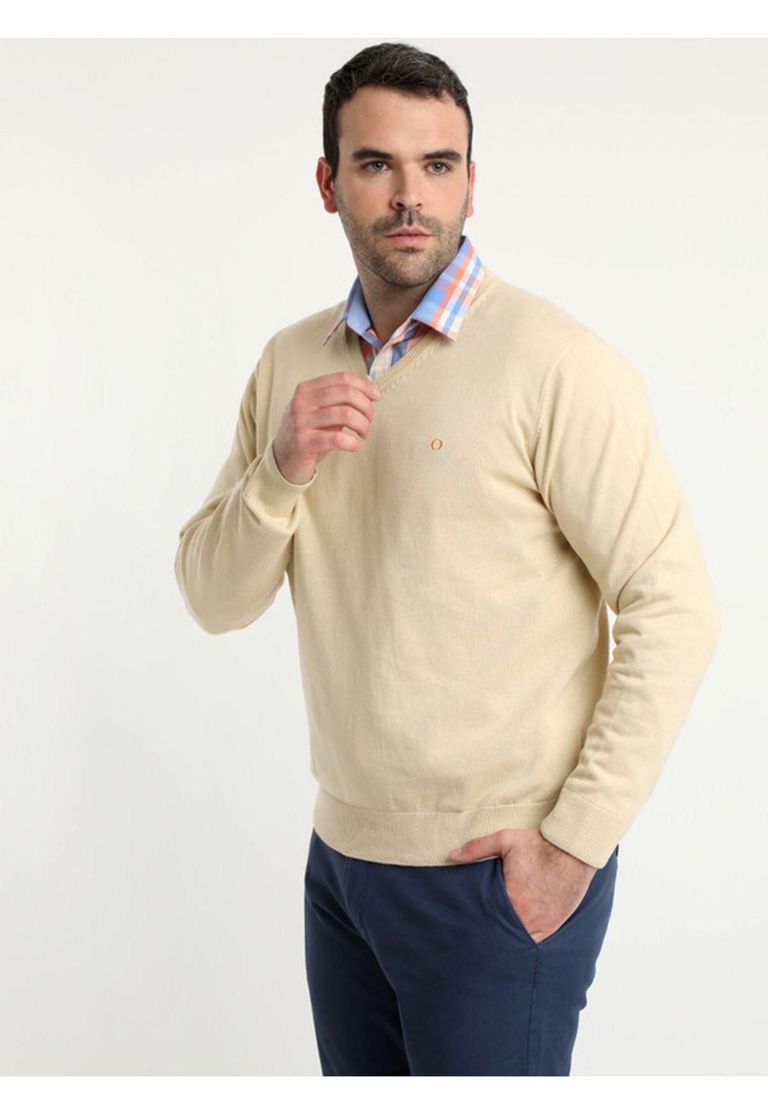 Sweater Cuello V Arena-0