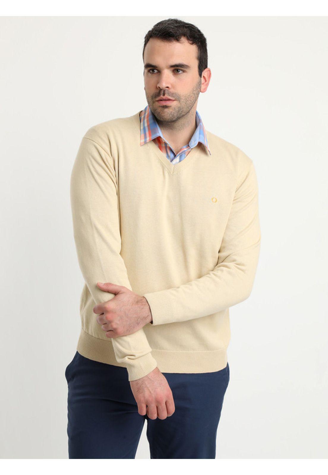 Sweater Cuello V Arena-2