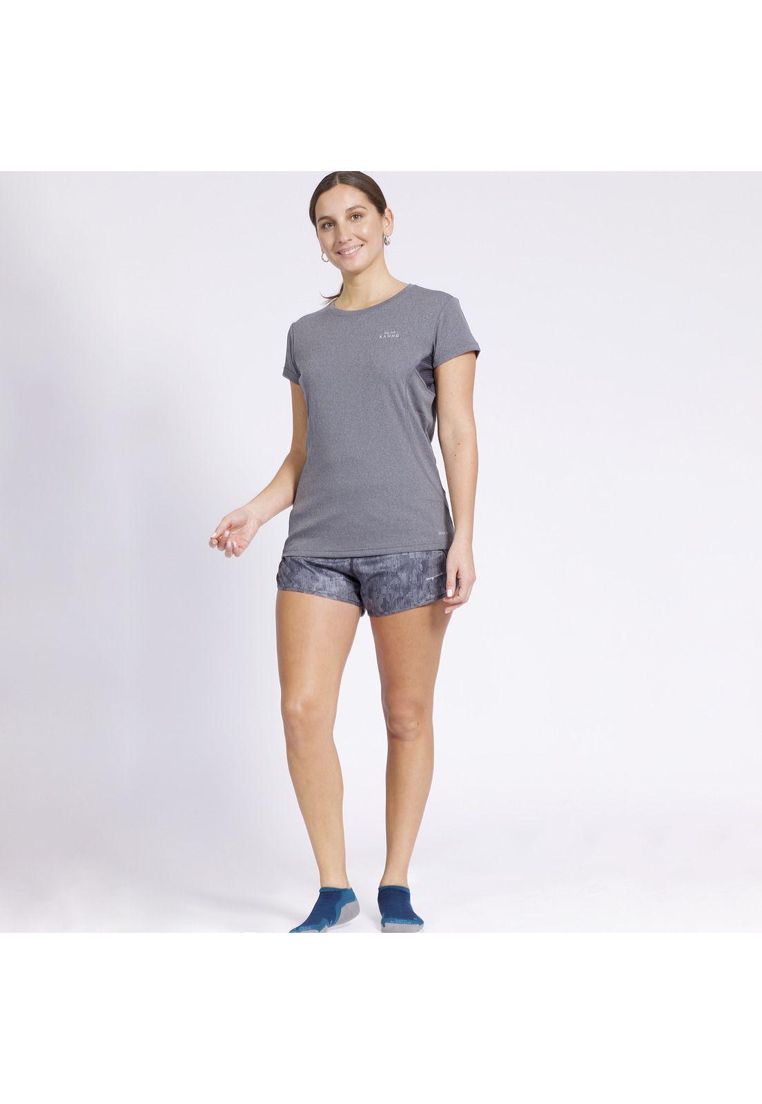 Short Deportivo Mujer Gris-2