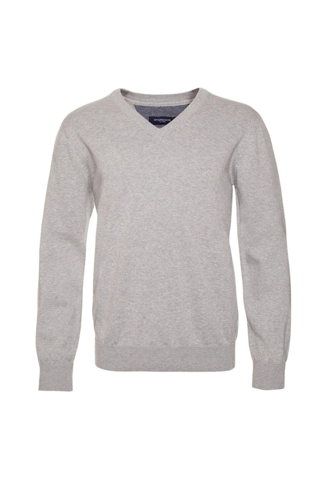 Sweater Cuello V Melange-0