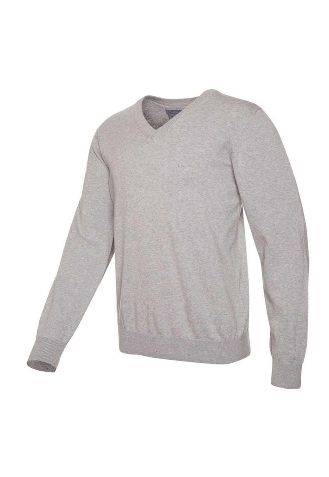 Sweater Cuello V Melange-1