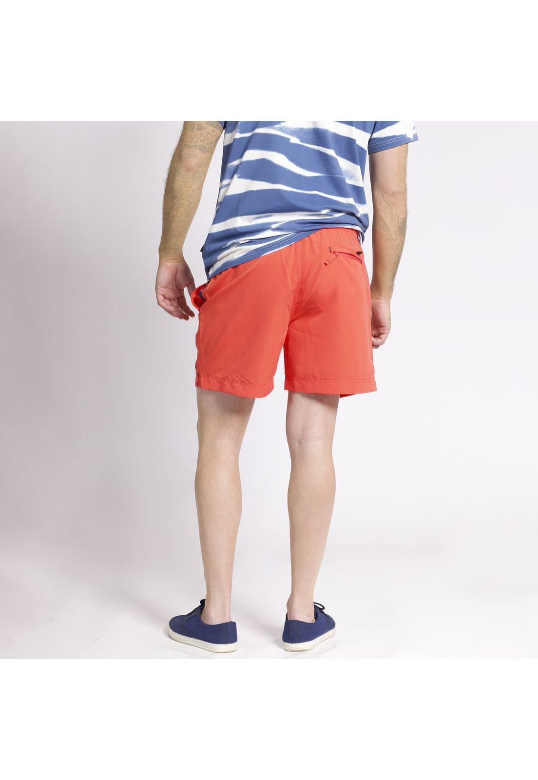 Traje De Baño Liso Coral-1