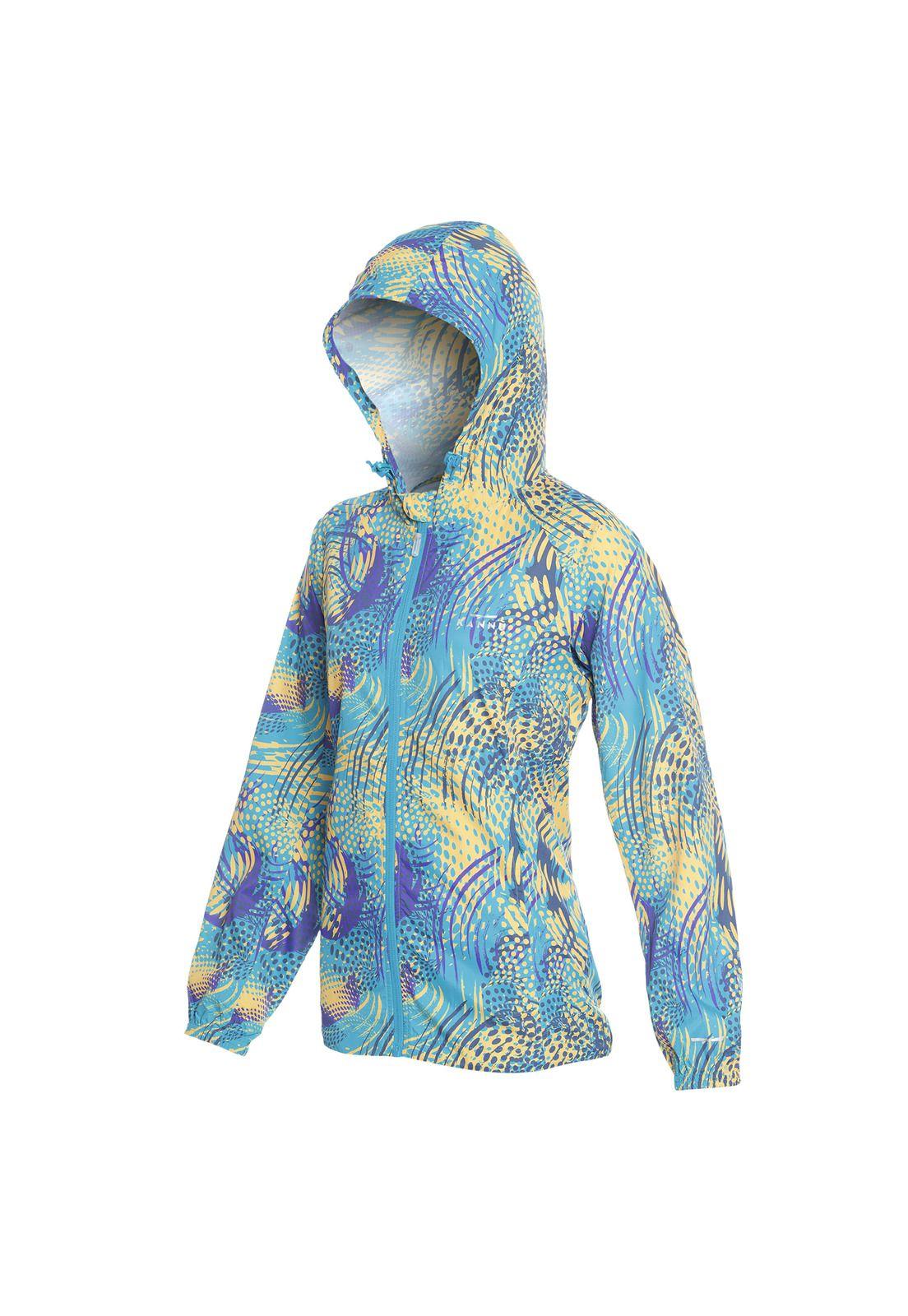 Cortaviento Banano Mujer Azul-4