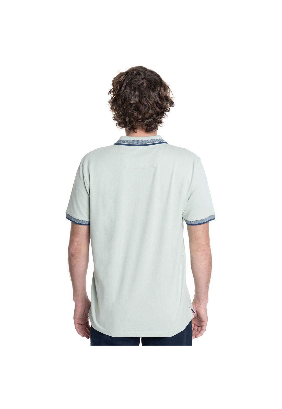 POLERA HOMBRE PIQUE MANGA CORTA  CUELLO JACQUARD BUSHWICK.-1