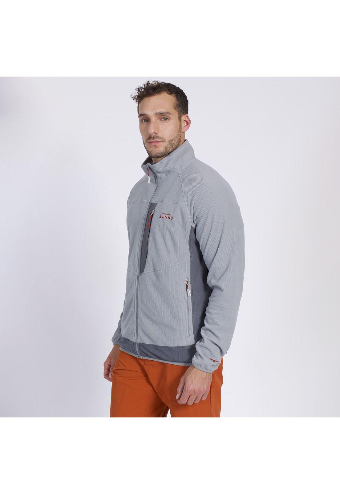 Polar Cuadritos Cortes Slw Hombre Gris-2