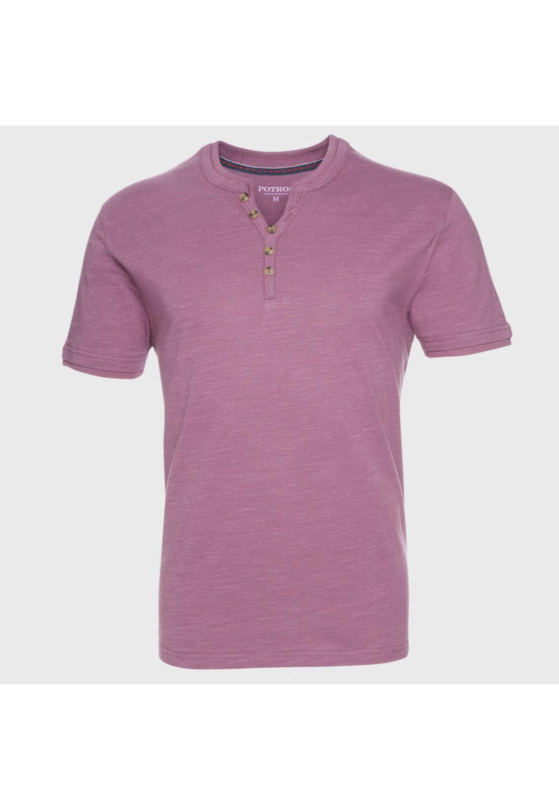 Polera Jersey Slub Con Boton-0