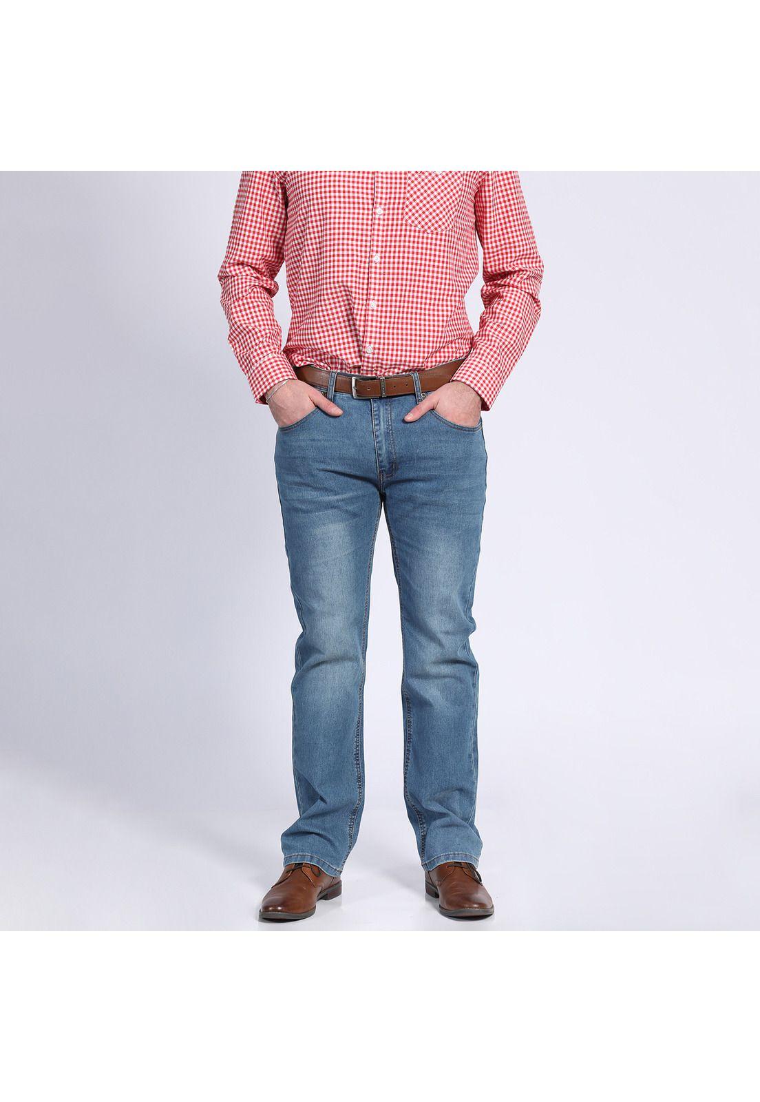 Jeans Linea Spandex Regulart Fit Denim-0