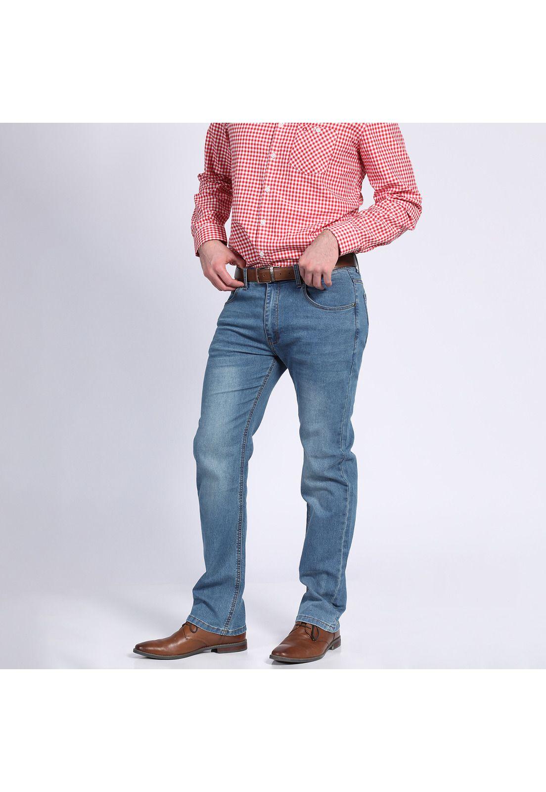 Jeans Linea Spandex Regulart Fit Denim-1